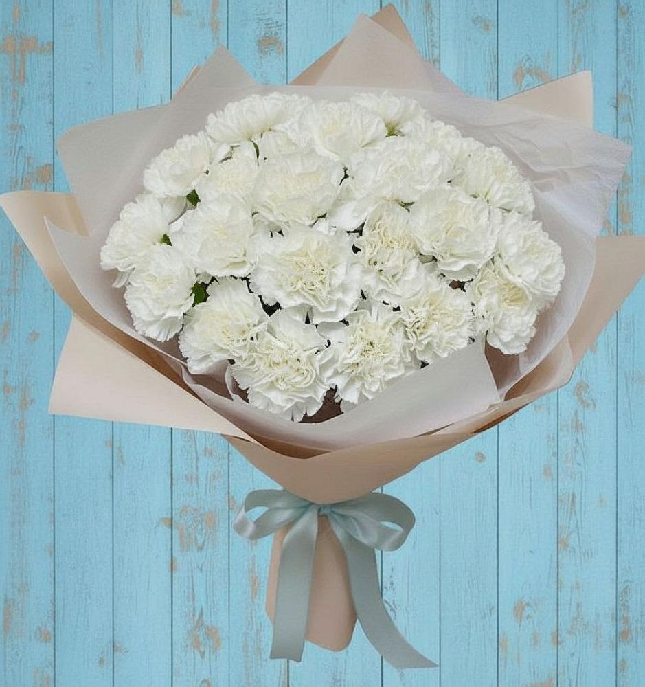 Букет цветов из: Гвоздики в Луховке