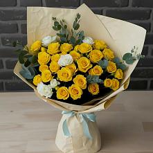 Букет цветов из:  Розы в Луховке