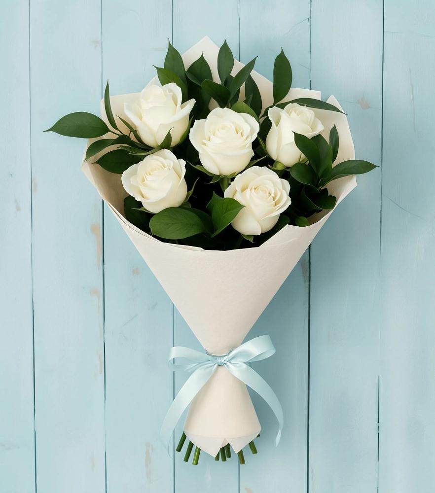 Букет цветов из: Розы в Луховке