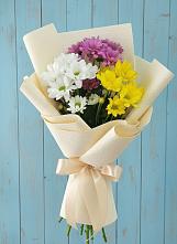 Букет цветов из:  Хризантемы в Луховке