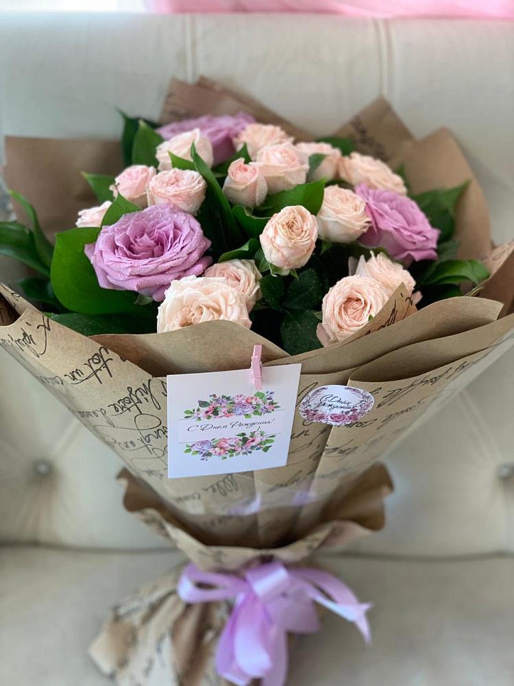 Букет цветов из: Розы в Луховке