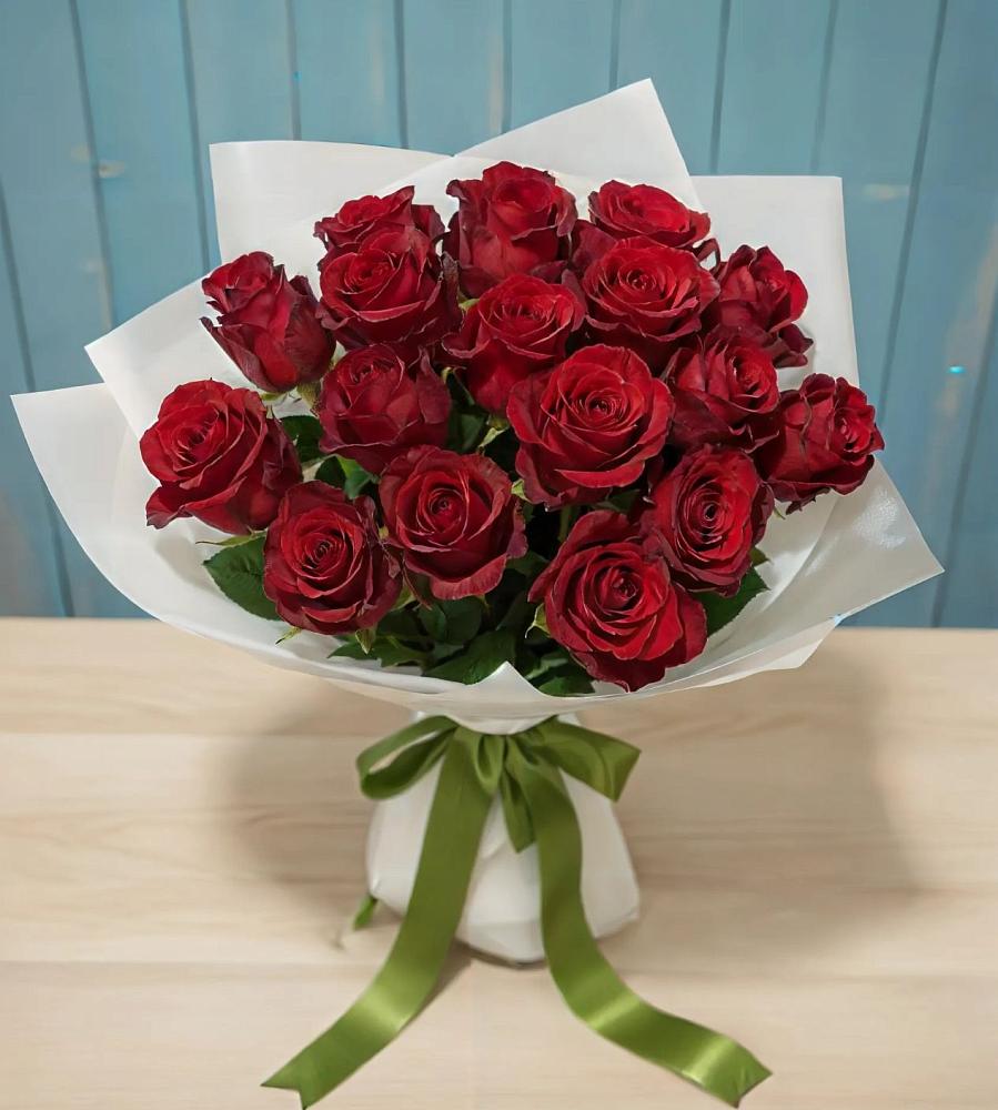 Букет Красные розы в Луховке