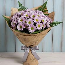 Букет цветов из:  Хризантемы в Луховке