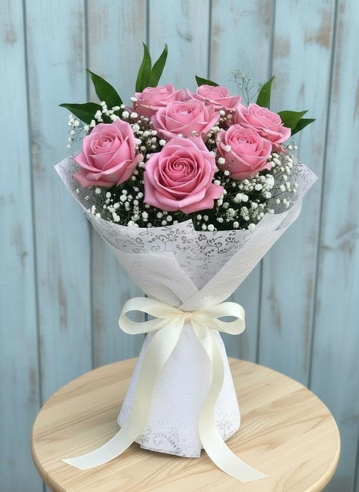 Букет цветов из: Розы в Луховке