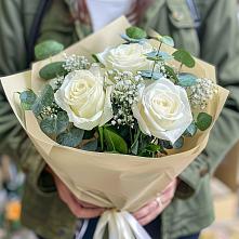 Букет цветов из:  Розы в Луховке