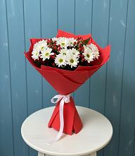 Букет цветов из:  Хризантемы в Луховке