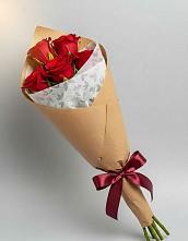 Букет цветов из:  Розы в Луховке