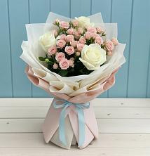 Букет цветов из:  Розы в Луховке