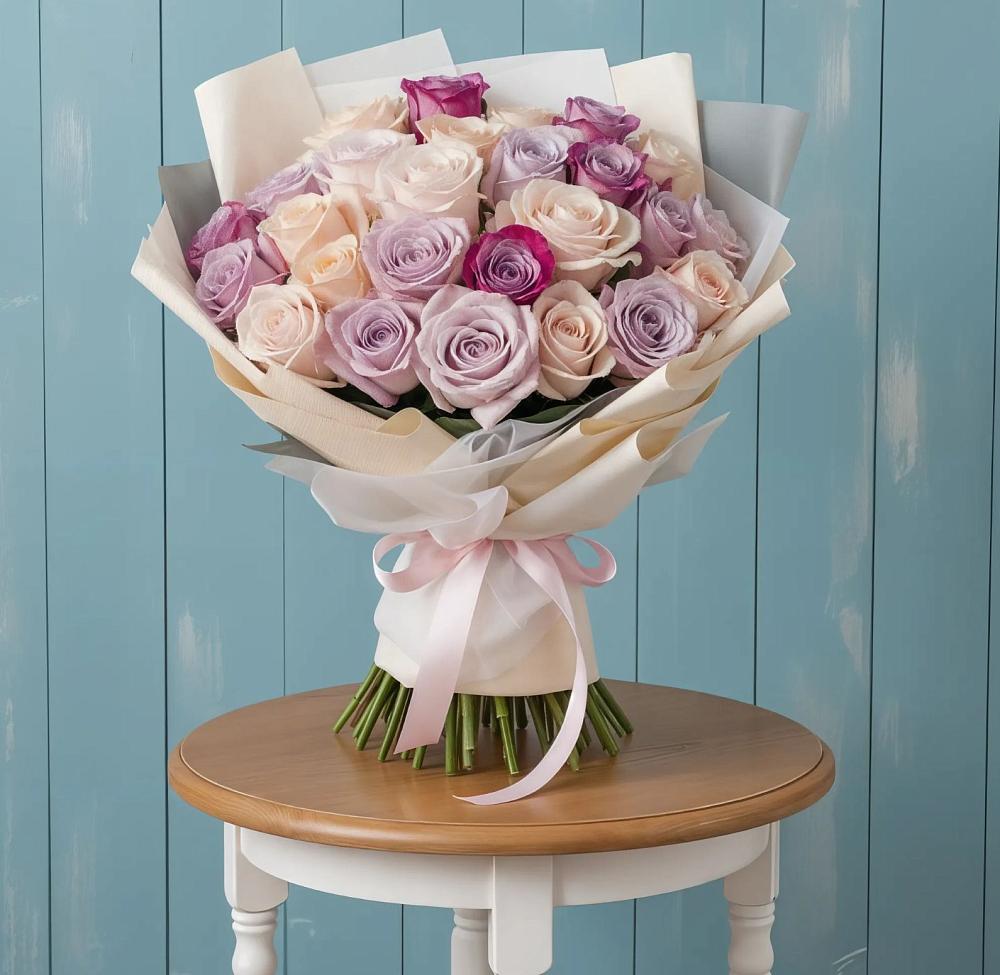 Букет цветов из: Розы в Луховке