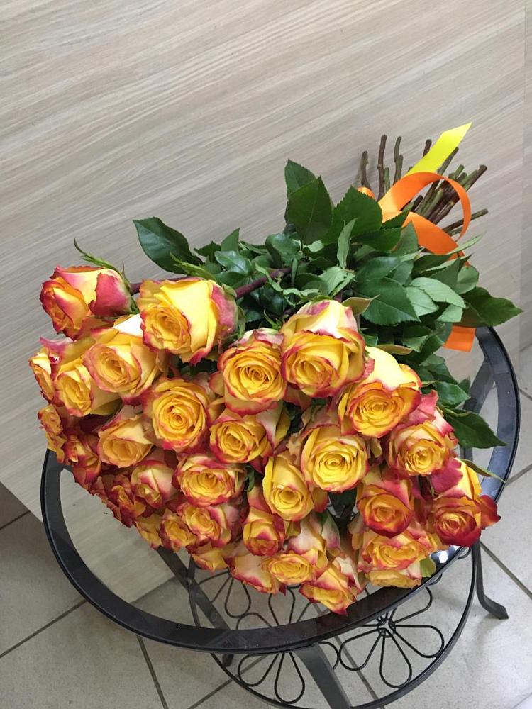 Букет Желтые розы в Луховке