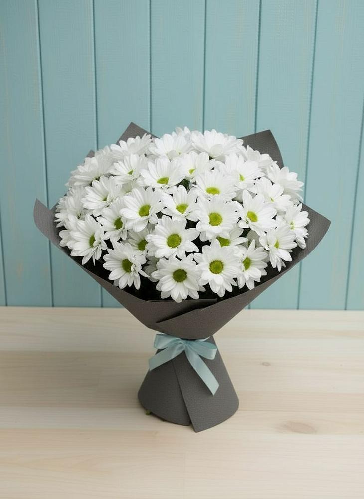 Букет цветов из: Хризантемы в Луховке