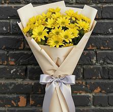 Букет цветов из:  Хризантемы в Луховке