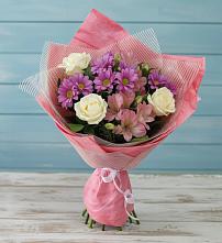 Букет цветов из:  Герберы в Луховке