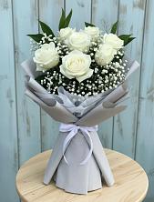 Букет цветов из:  Розы в Луховке