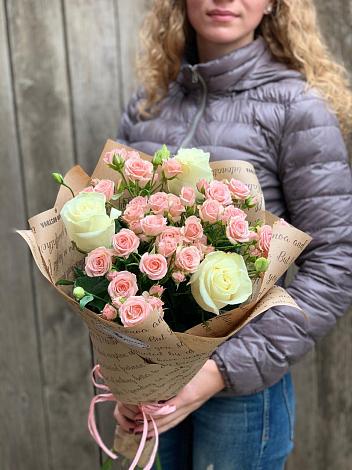 Букет цветов из: Розы в Луховке