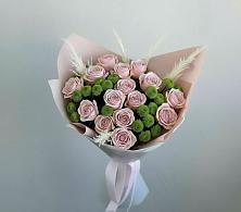 Букет цветов из:  Розы и Хризантемы в Луховке