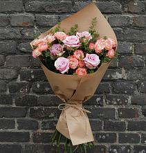 Букет цветов из:  Розы #REPLACE_PRED# Луховке