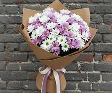 Букет цветов из:  Хризантемы в Луховке