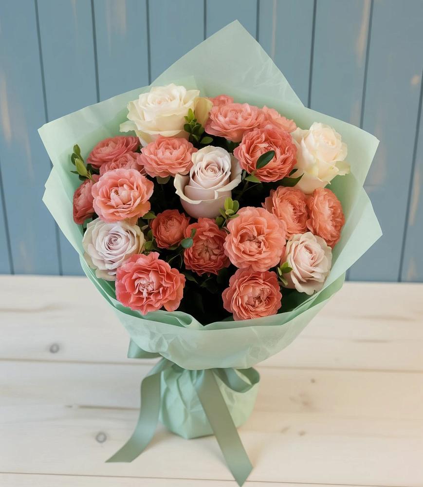 Букет цветов из: Розы в Луховке