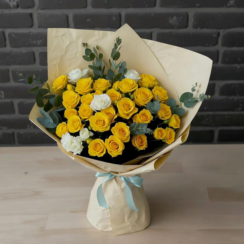 Букет цветов из: Розы в Луховке