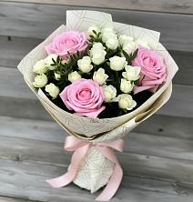 Букет цветов из:  Розы в Луховке