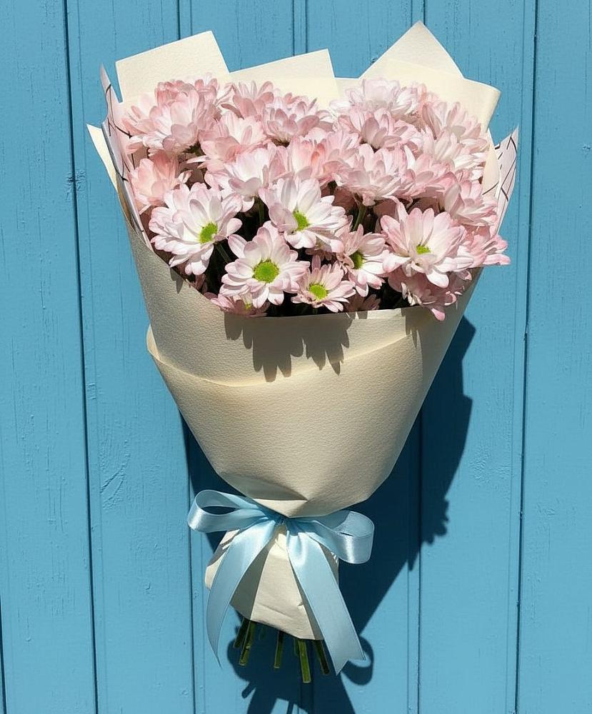 Букет цветов из: Хризантемы в Луховке