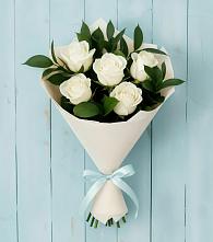 Букет цветов из:  Розы в Луховке