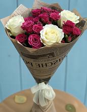Букет цветов из:  Розы в Луховке