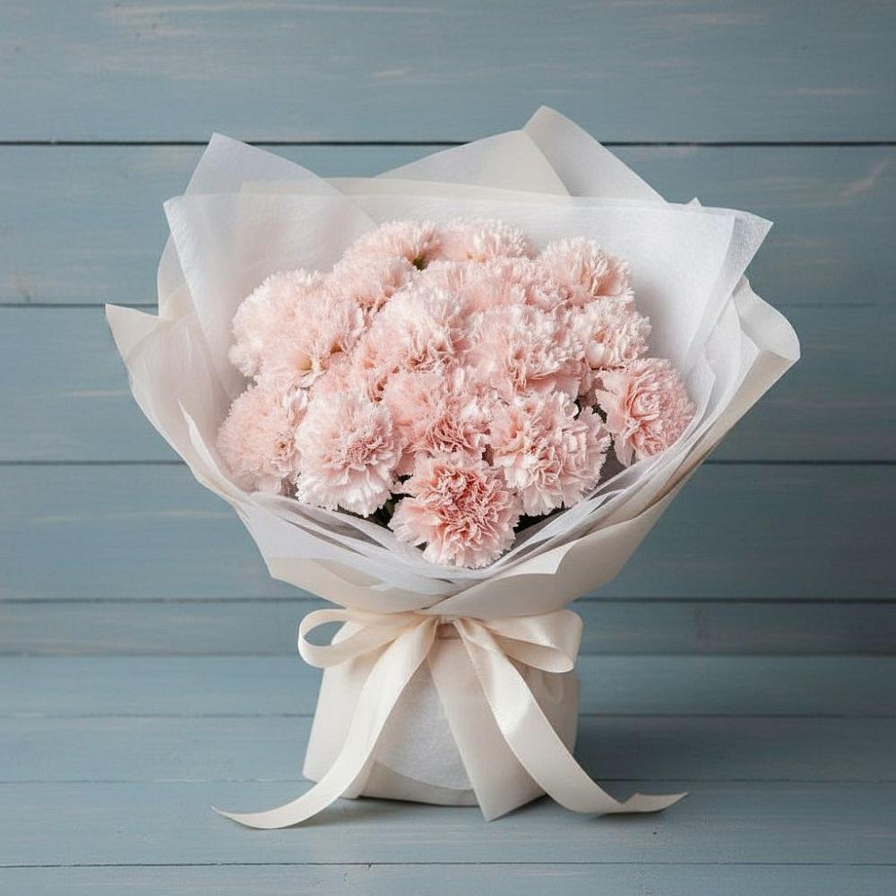 Букет цветов из: Гвоздики в Луховке