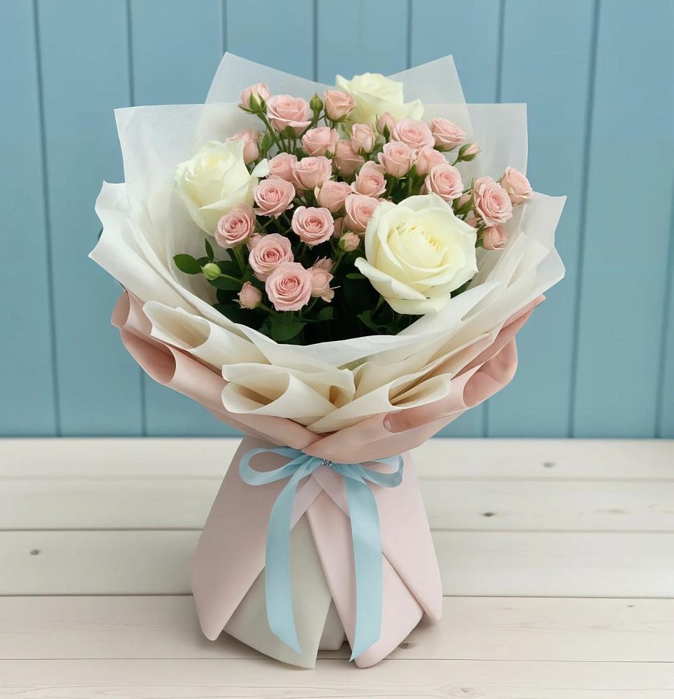 Букет цветов из: Розы в Луховке