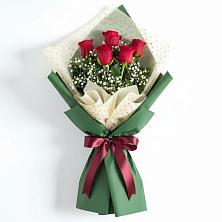 Букет цветов из:  Розы в Луховке