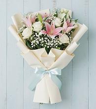 Букет цветов из:  Лилии в Луховке