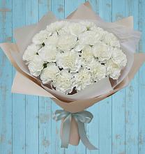 Букет цветов из:  Гвоздики #REPLACE_PRED# Луховке