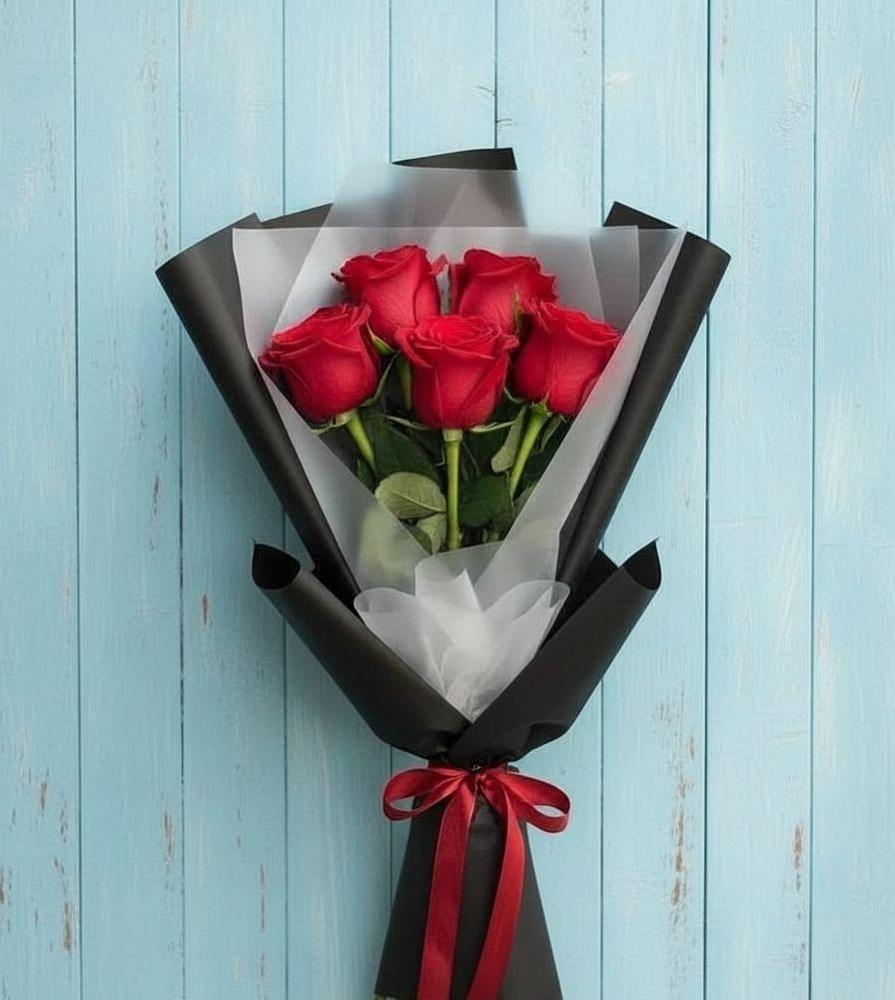 Букет цветов из: Розы в Луховке